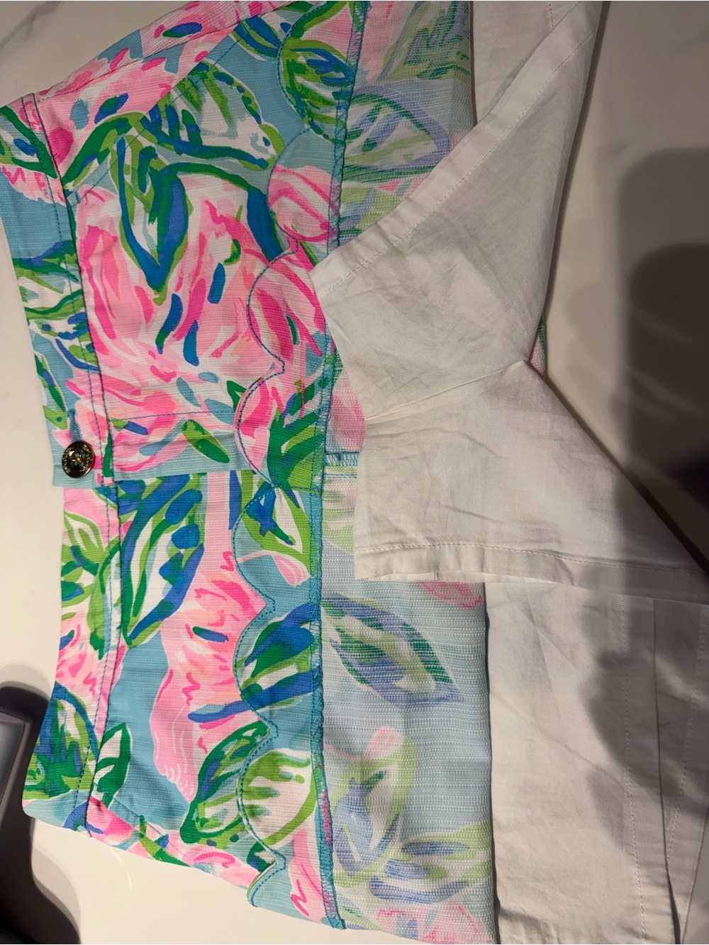 Lilly Pulitzer Multicolor Floral-Print Waistband Skort - Picture 4 of 4